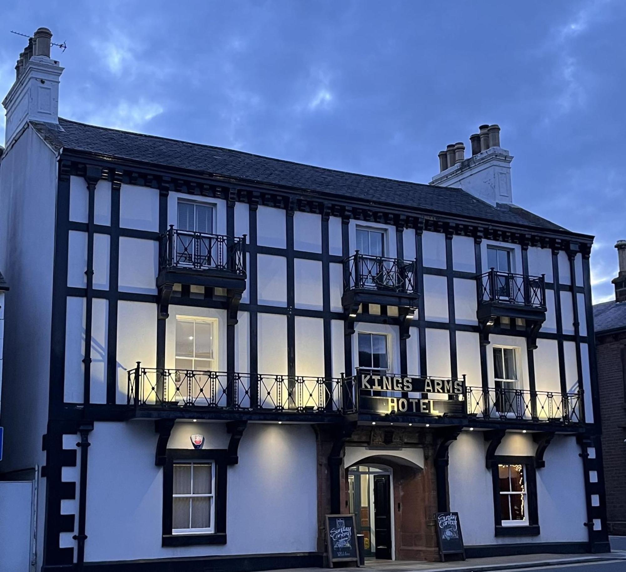 Kings Arms Hotel Lockerbie Exterior foto